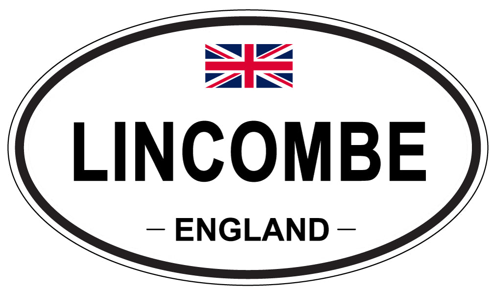 LINCOMBE, England - Oval Magnet