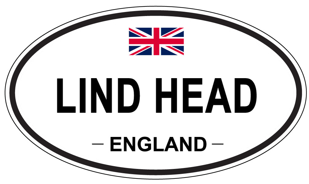 LIND HEAD, England - Oval Magnet