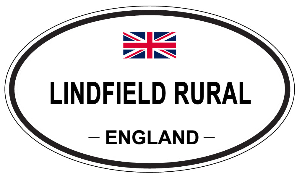 LINDFIELD RURAL, England - Oval Magnet