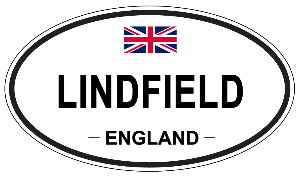 LINDFIELD, ENGLAND - Oval Sticker