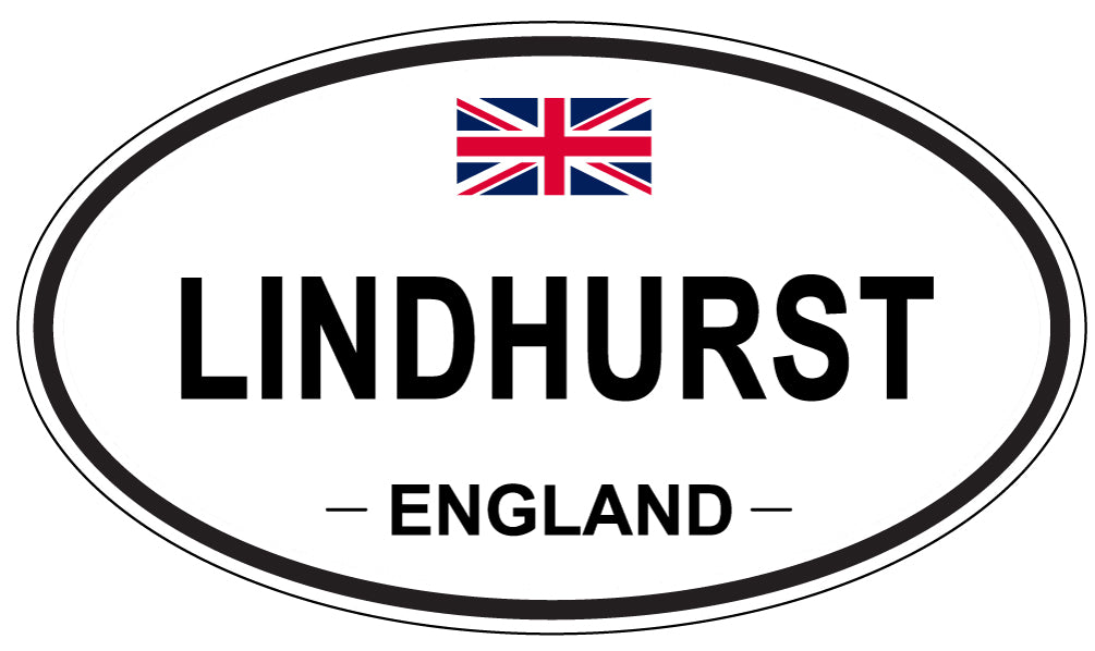 LINDHURST, England - Oval Magnet