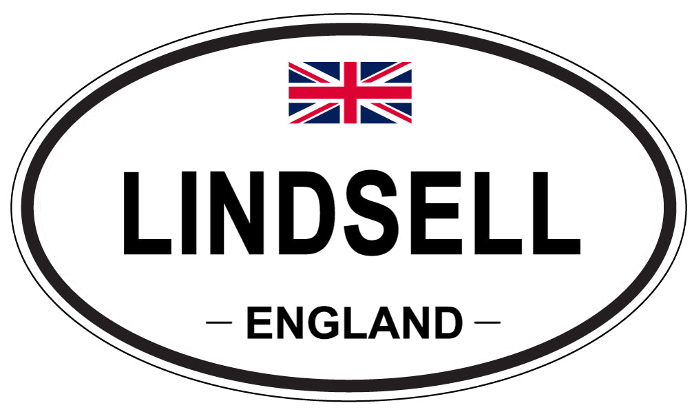 LINDSELL, ENGLAND - Oval Sticker