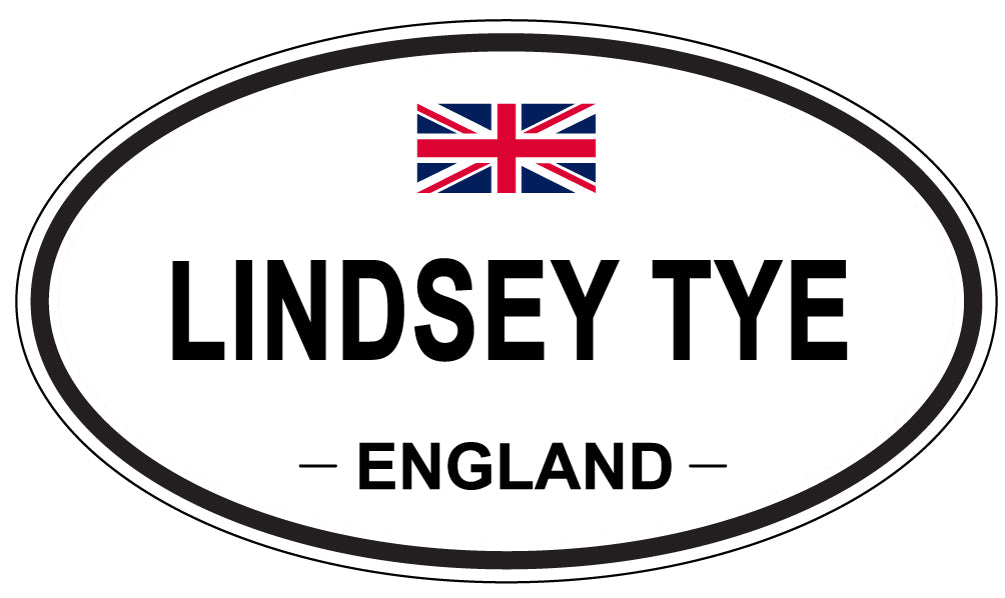 LINDSEY TYE, ENGLAND - Oval Sticker