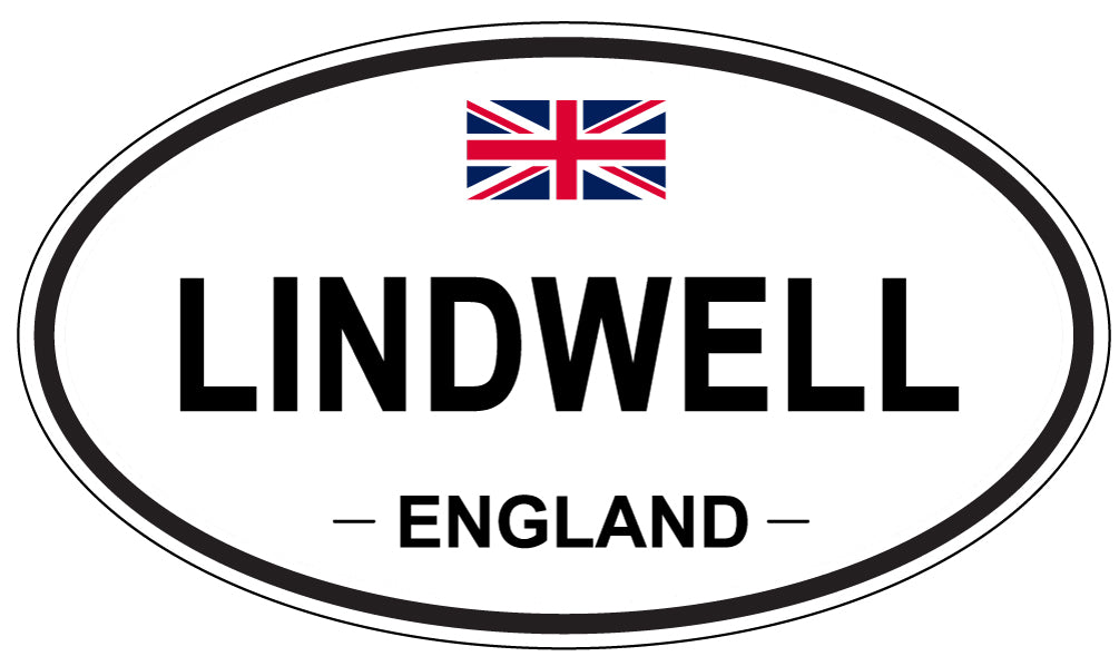 LINDWELL, England - Oval Magnet
