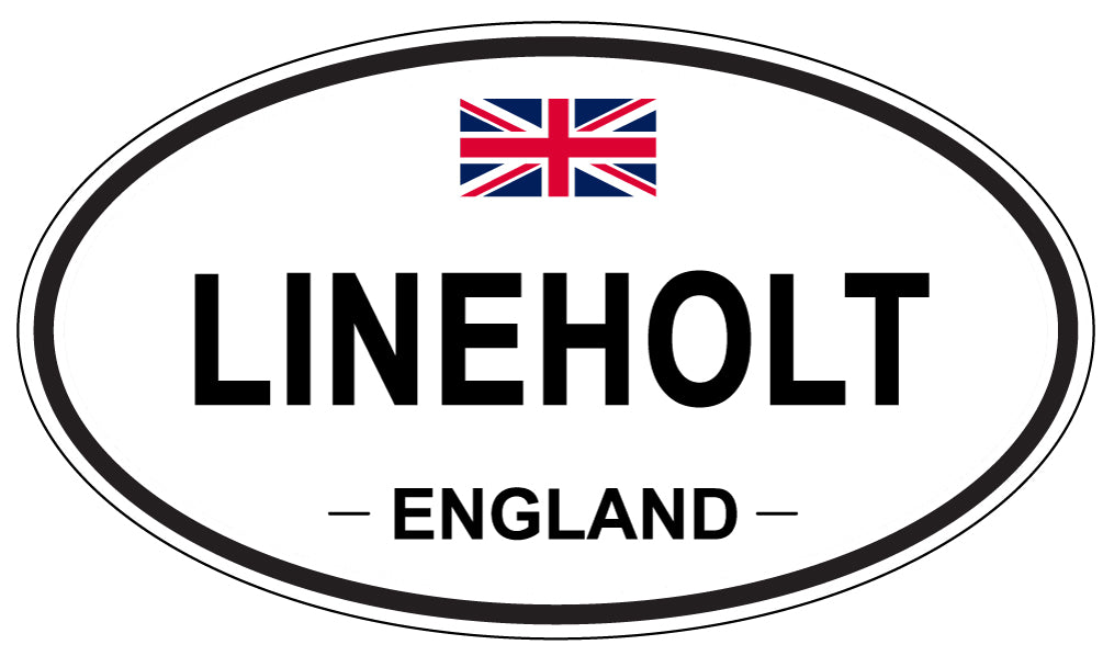 LINEHOLT, England - Oval Magnet