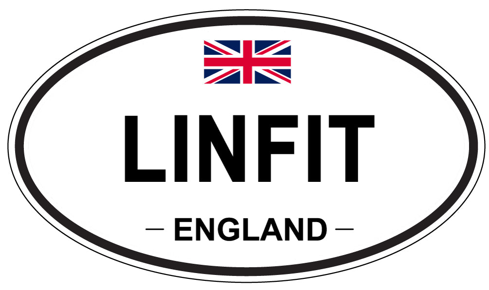 LINFIT, England - Oval Magnet