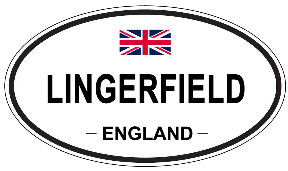 LINGERFIELD, England - Oval Magnet