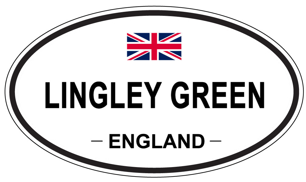 LINGLEY GREEN, England - Oval Magnet
