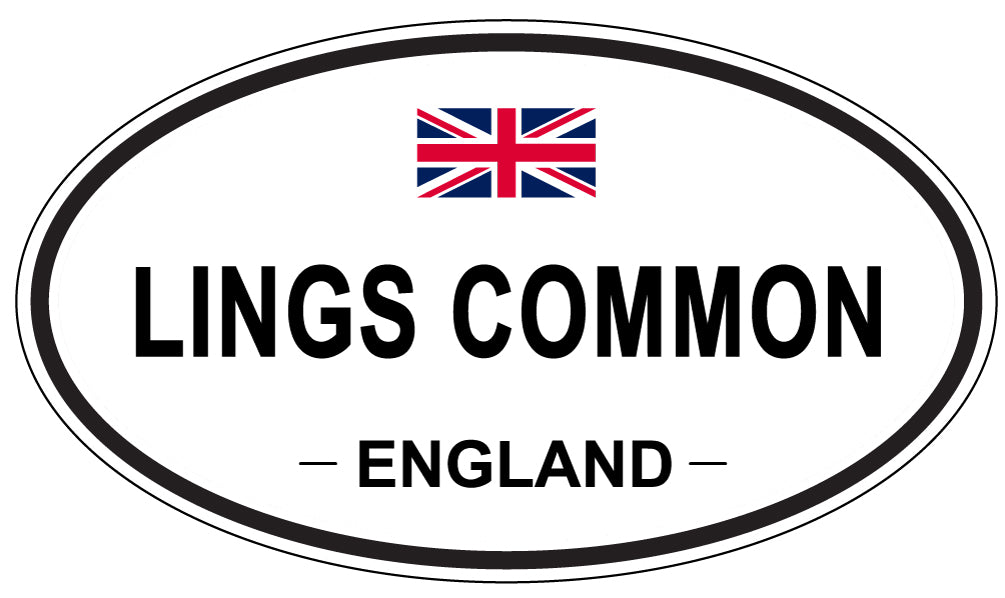 LINGS COMMON, England - Oval Magnet