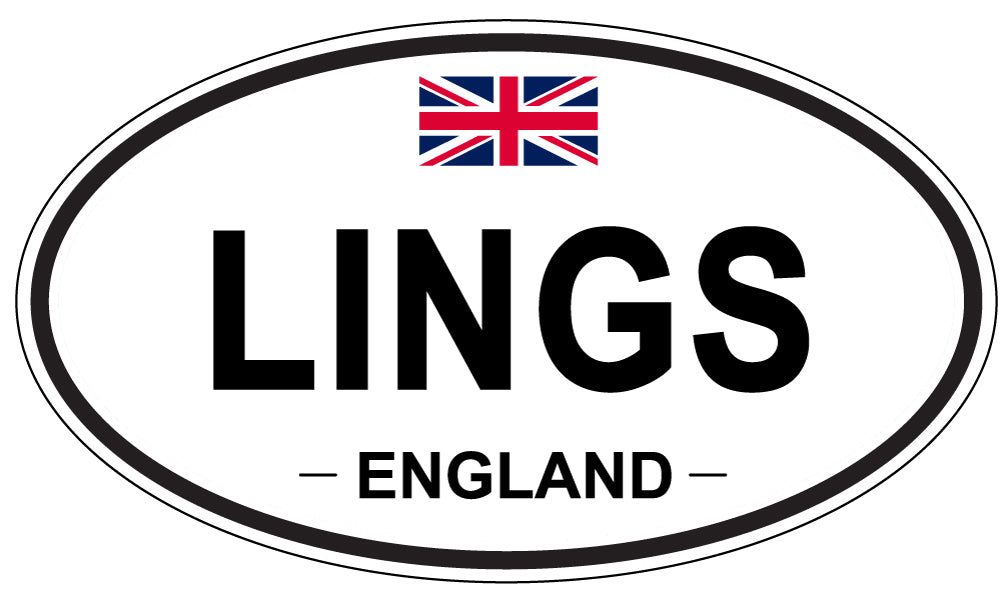 LINGS, England - Oval Magnet