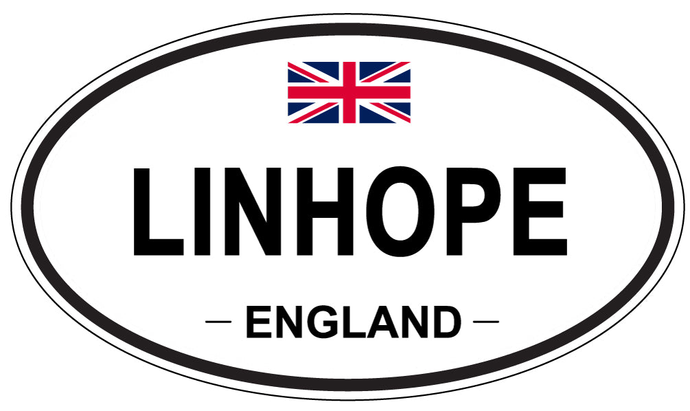 LINHOPE, ENGLAND - Oval Sticker