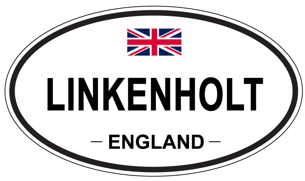 LINKENHOLT, ENGLAND - Oval Sticker
