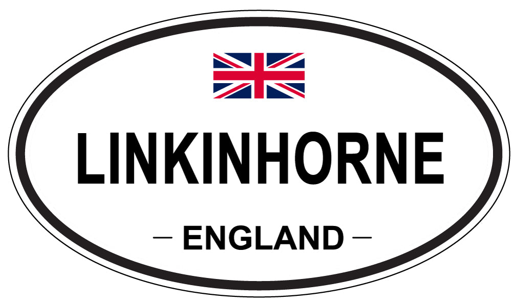LINKINHORNE, ENGLAND - Oval Sticker