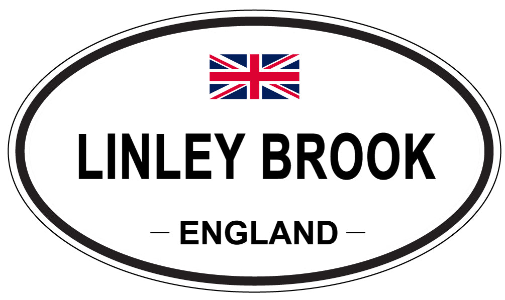 LINLEY BROOK, England - Oval Magnet
