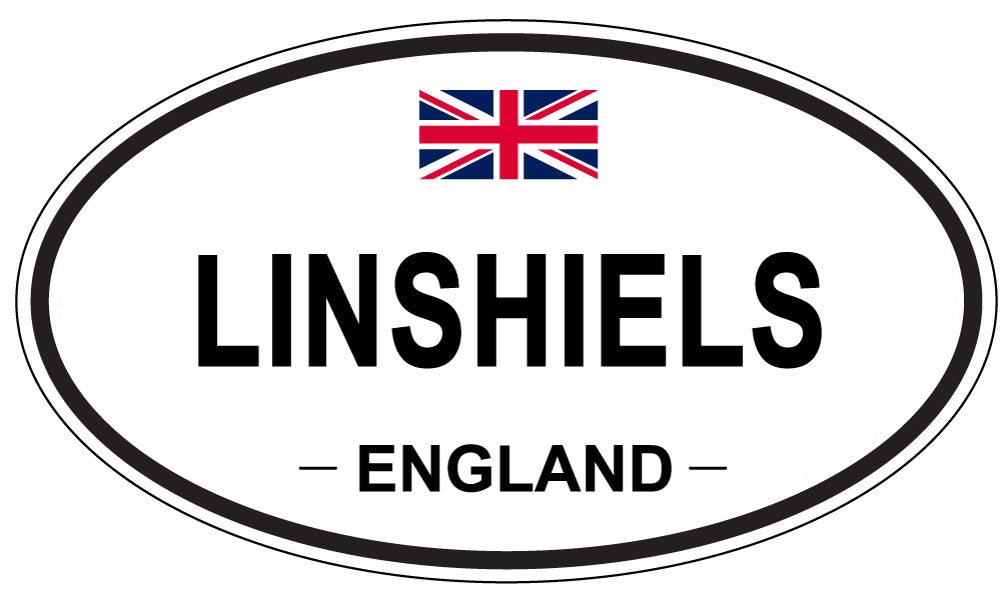 LINSHIELS, England - Oval Magnet
