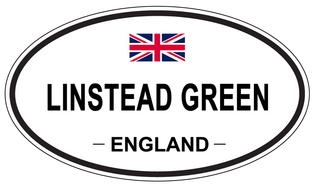LINSTEAD GREEN, England - Oval Magnet