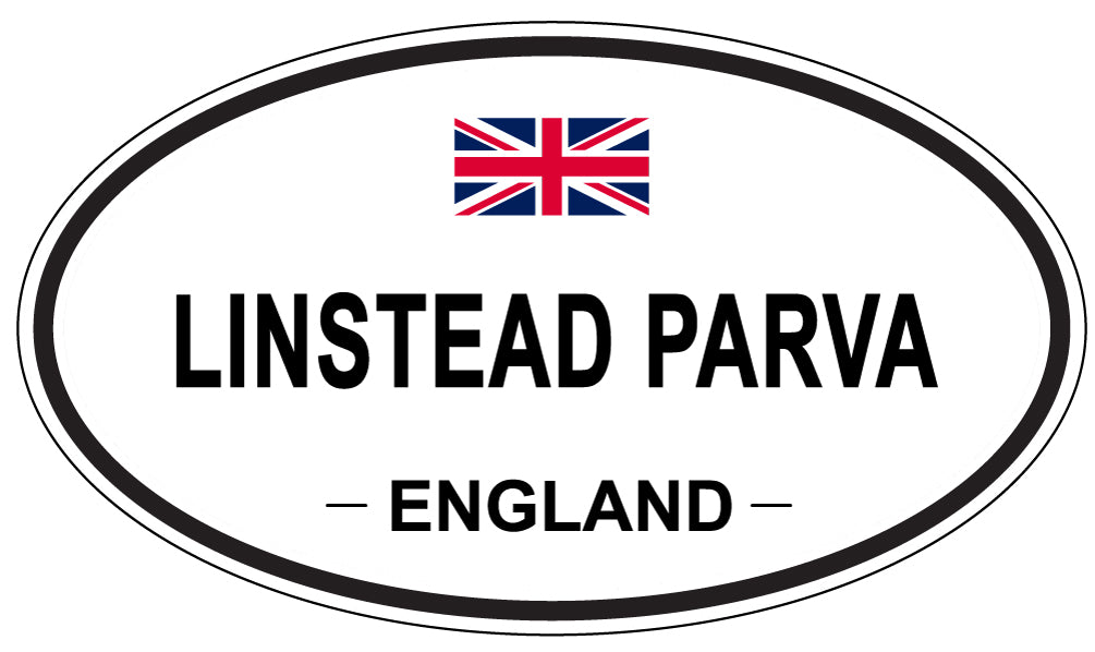 LINSTEAD PARVA, ENGLAND - Oval Sticker