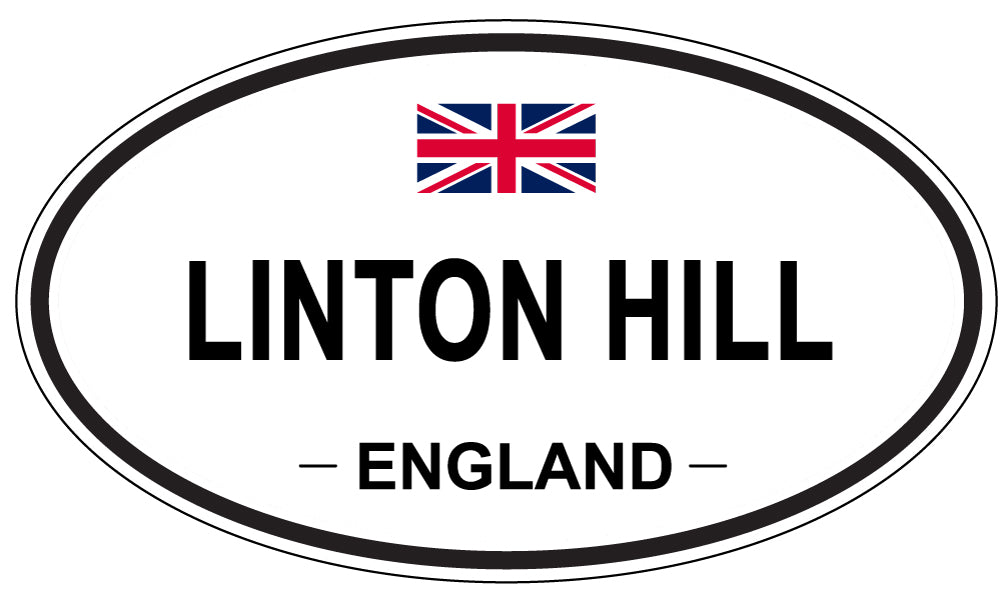 LINTON HILL, England - Oval Magnet