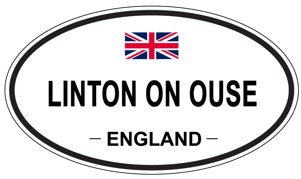 LINTON ON OUSE, ENGLAND - Oval Sticker