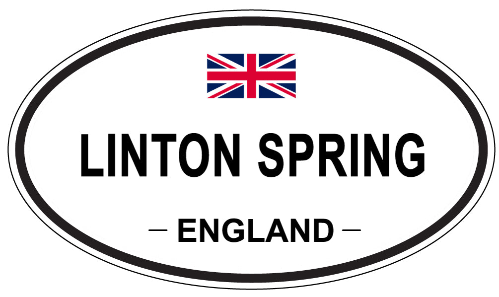 LINTON SPRING, England - Oval Magnet