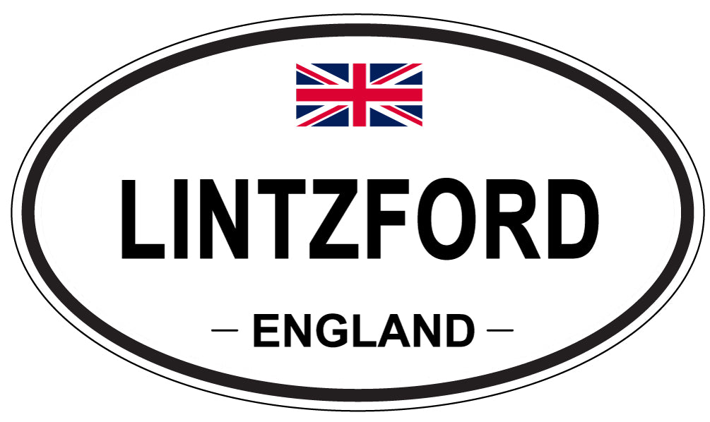 LINTZFORD, ENGLAND - Oval Sticker