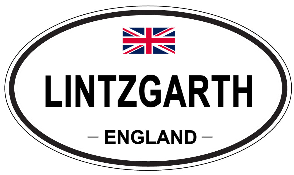 LINTZGARTH, ENGLAND - Oval Sticker