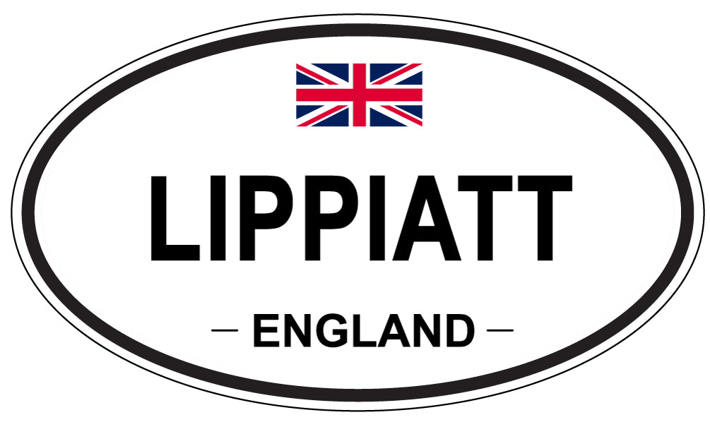 LIPPIATT, England - Oval Magnet