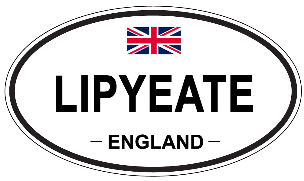 LIPYEATE, England - Oval Magnet