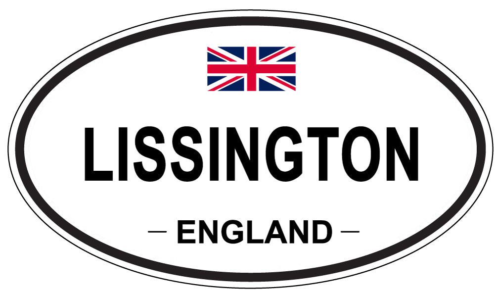 LISSINGTON, England - Oval Magnet