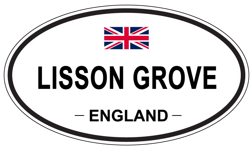 LISSON GROVE, England - Oval Magnet