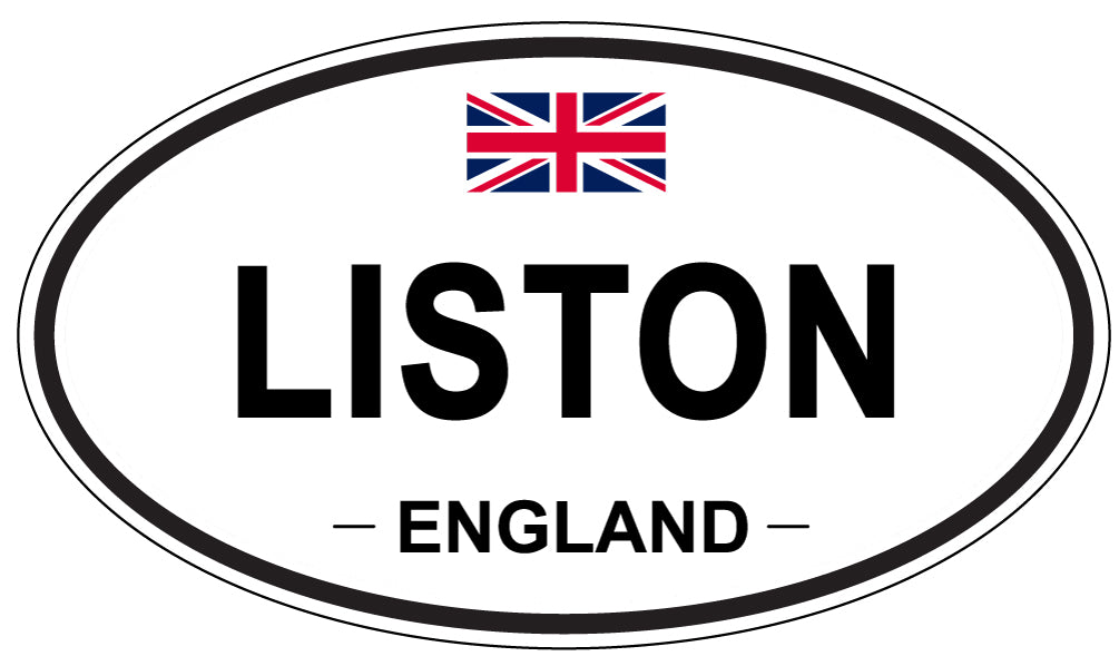 LISTON, England - Oval Magnet