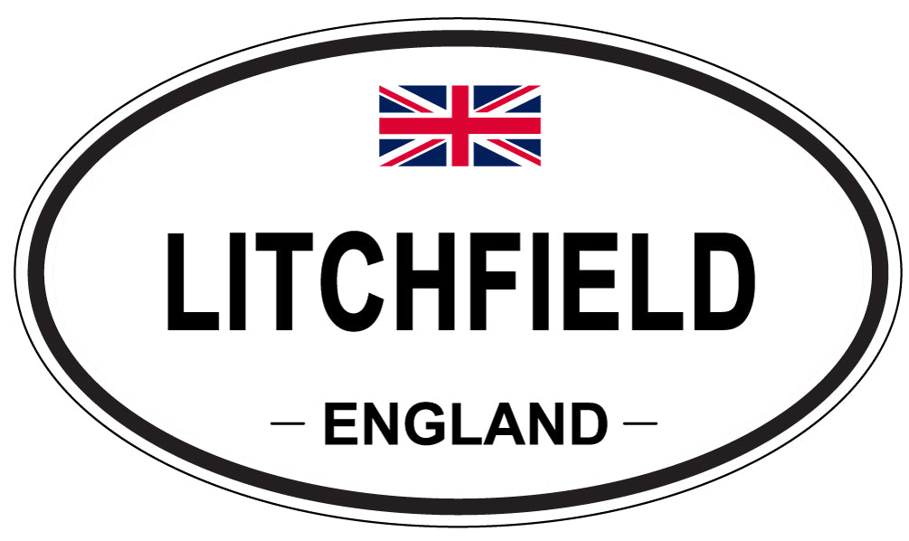 LITCHFIELD, England - Oval Magnet