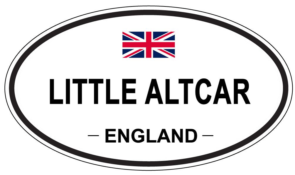 LITTLE ALTCAR, ENGLAND - Oval Sticker