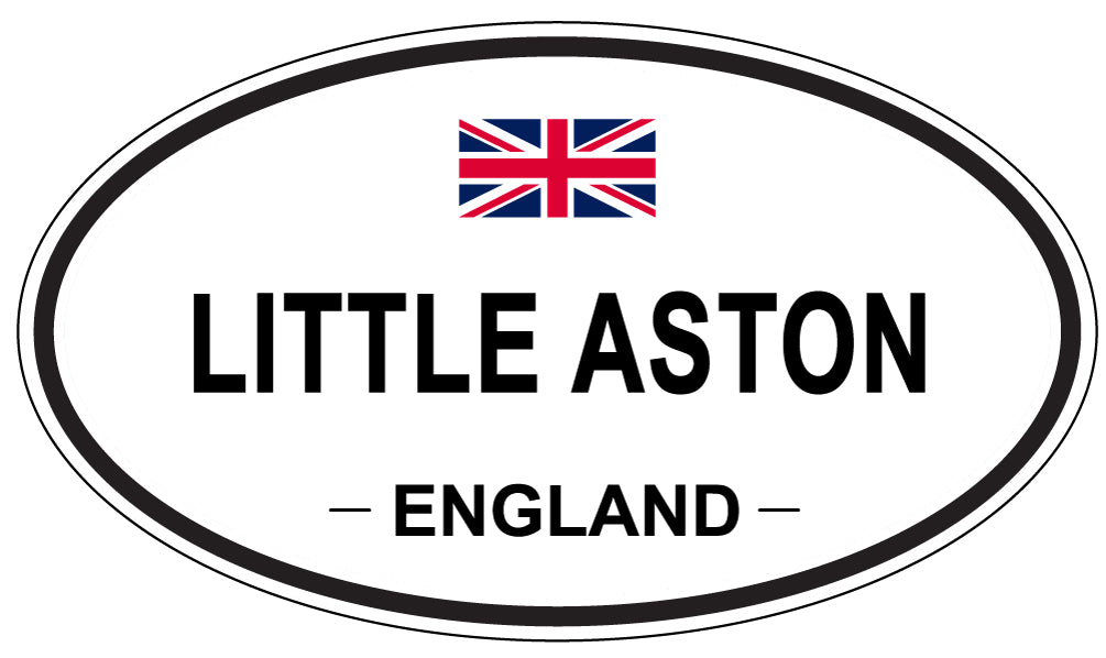 LITTLE ASTON, ENGLAND - Oval Sticker