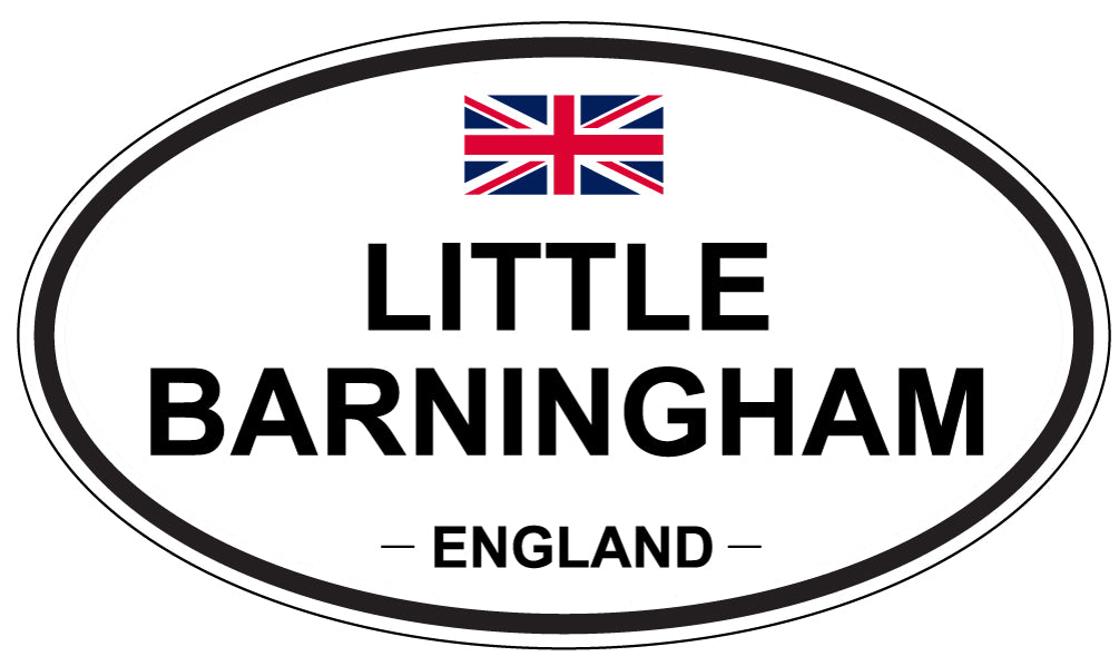LITTLE BARNINGHAM, England - Oval Magnet