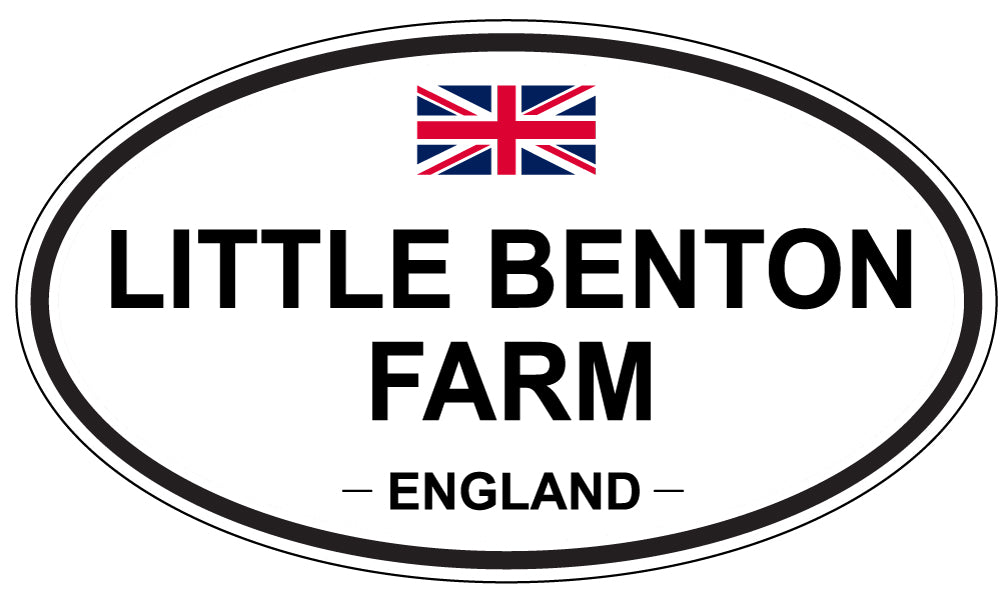 LITTLE BENTON FARM, ENGLAND - Oval Sticker