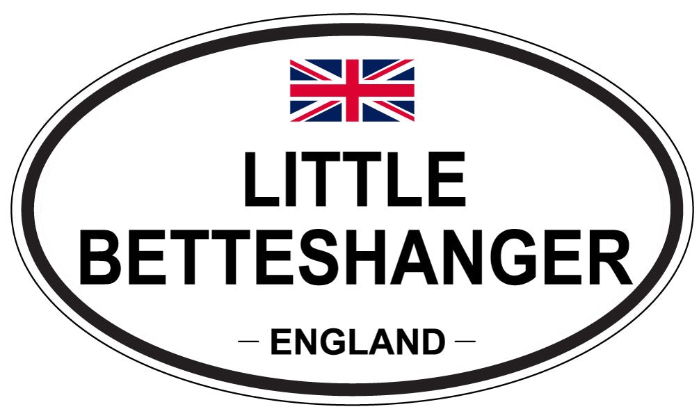 LITTLE BETTESHANGER, England - Oval Magnet