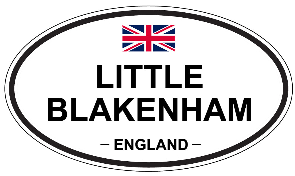 LITTLE BLAKENHAM, England - Oval Magnet