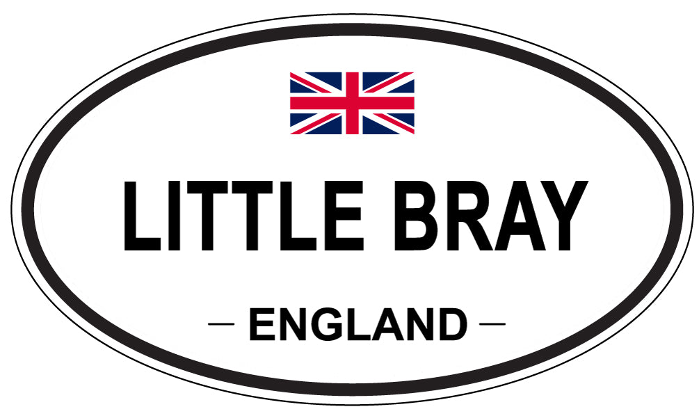 LITTLE BRAY, ENGLAND - Oval Sticker