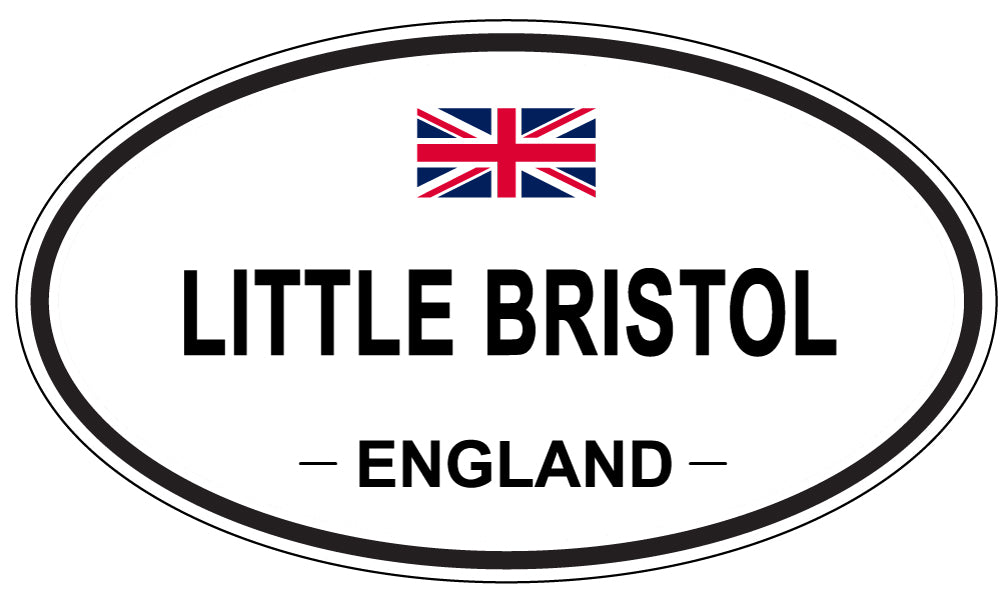 LITTLE BRISTOL, ENGLAND - Oval Sticker