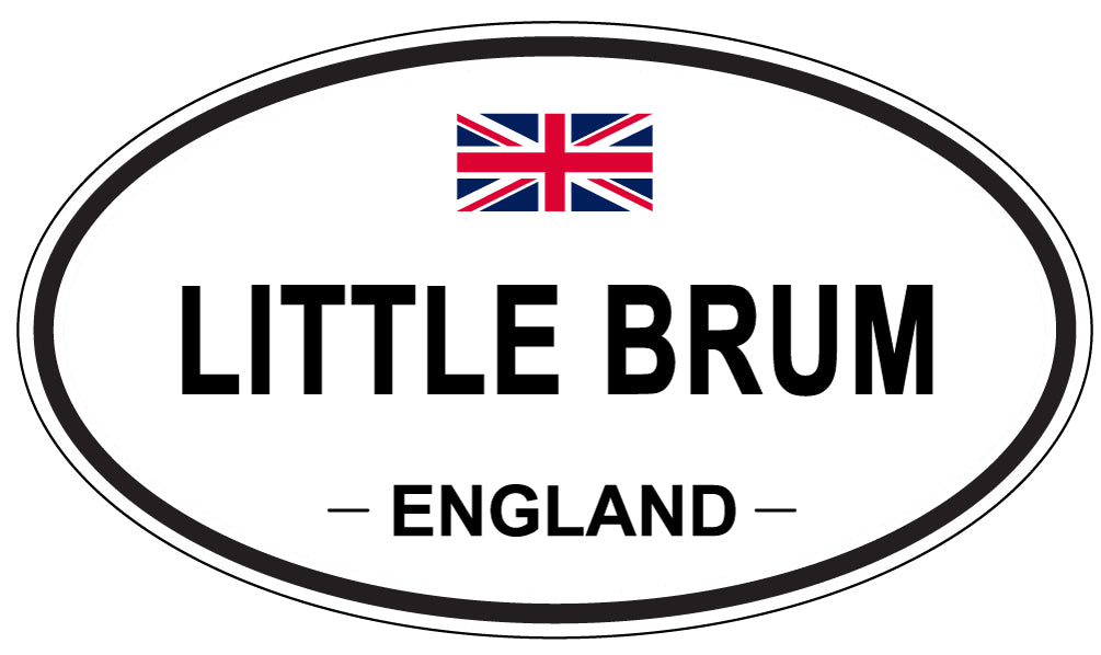 LITTLE BRUM, England - Oval Magnet