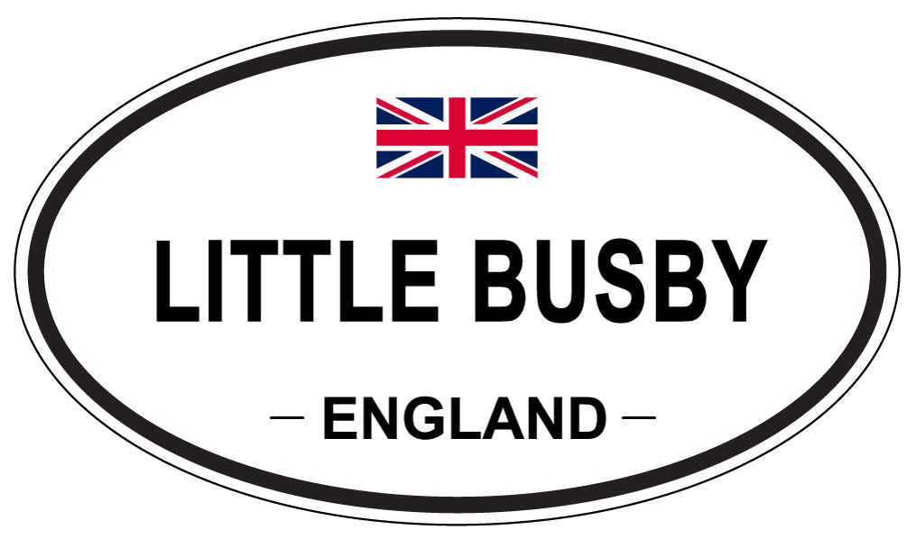 LITTLE BUSBY, England - Oval Magnet
