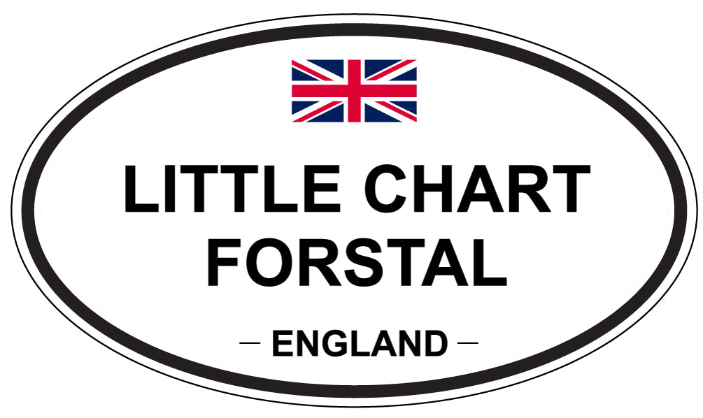 LITTLE CHART FORSTAL, ENGLAND - Oval Sticker