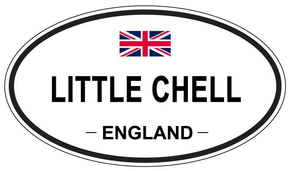 LITTLE CHELL, ENGLAND - Oval Sticker
