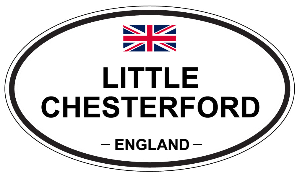 LITTLE CHESTERFORD, ENGLAND - Oval Sticker