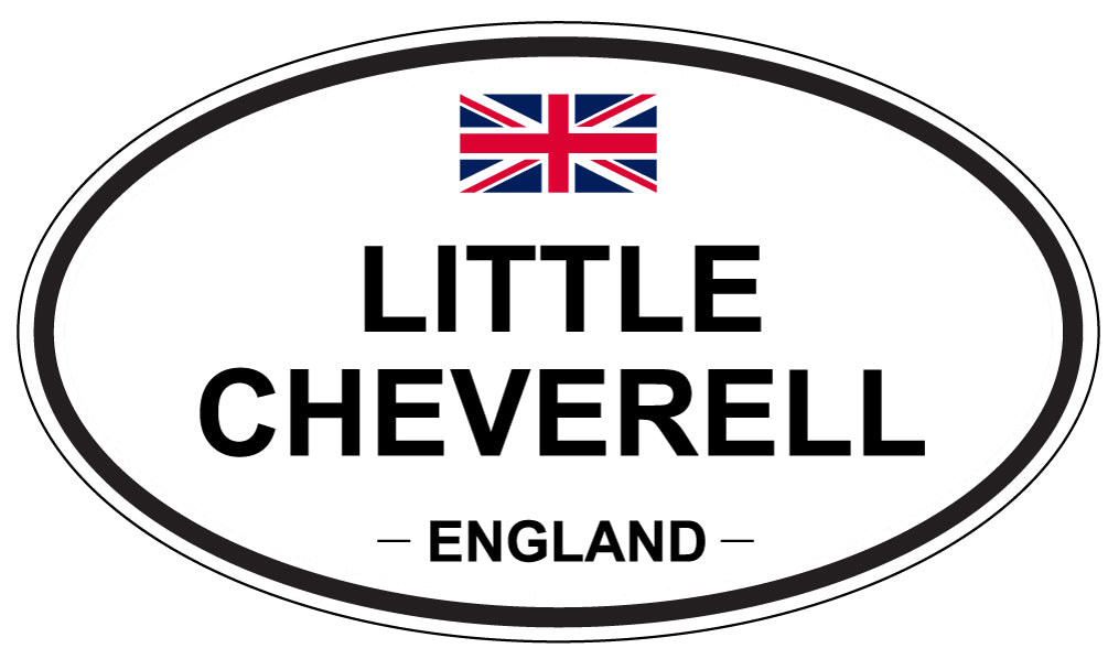 LITTLE CHEVERELL, ENGLAND - Oval Sticker