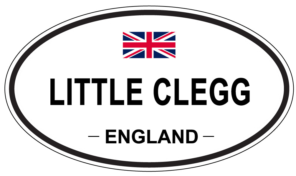 LITTLE CLEGG, England - Oval Magnet