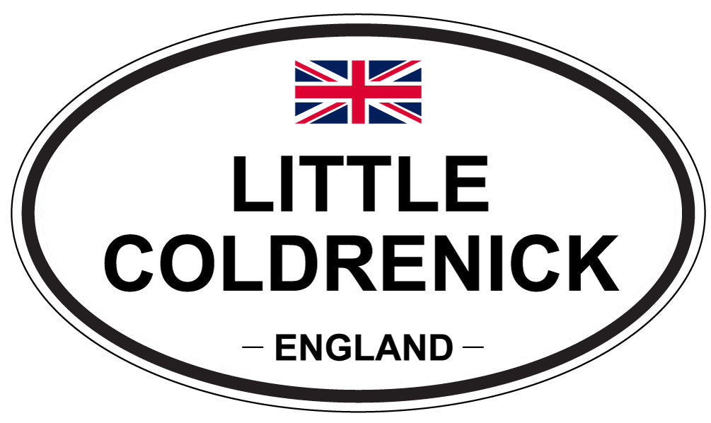 LITTLE COLDRENICK, England - Oval Magnet