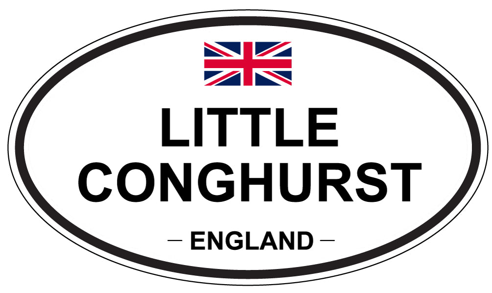 LITTLE CONGHURST, England - Oval Magnet