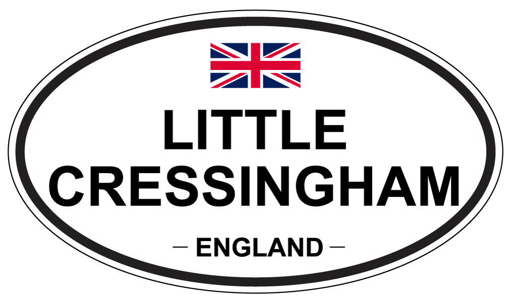LITTLE CRESSINGHAM, England - Oval Magnet